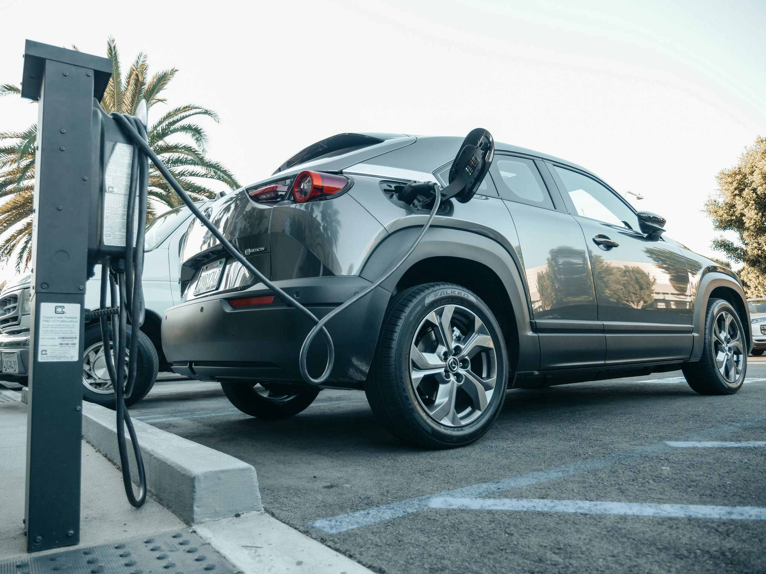 EV charging set up wall mounted ev chargers Mobile and accessible EV Charging Solar panel maintenenace in Farnham